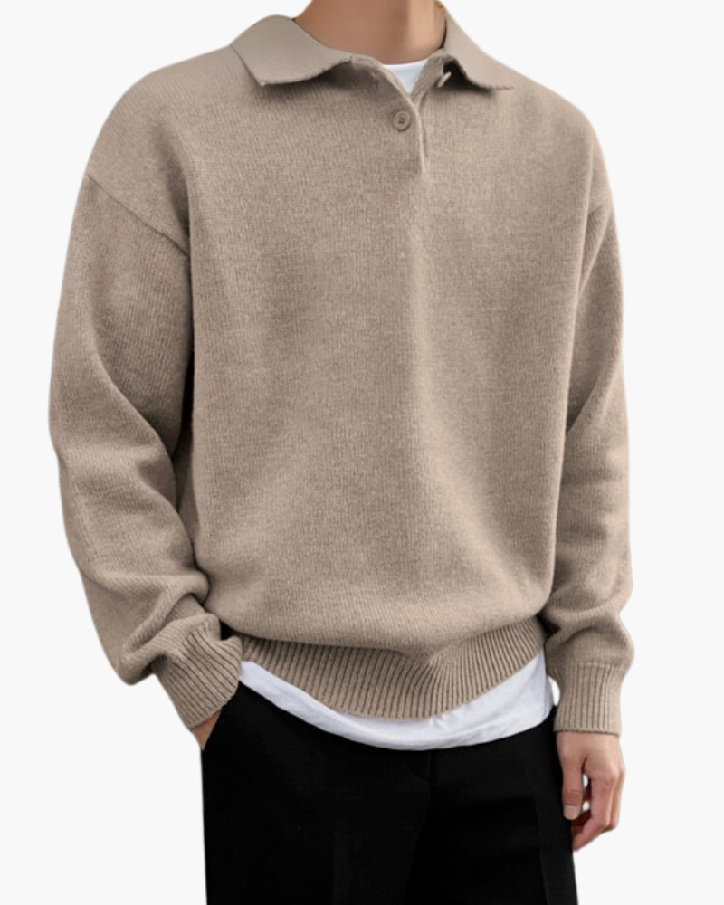Pull Laine Demi-Zip Héritage
